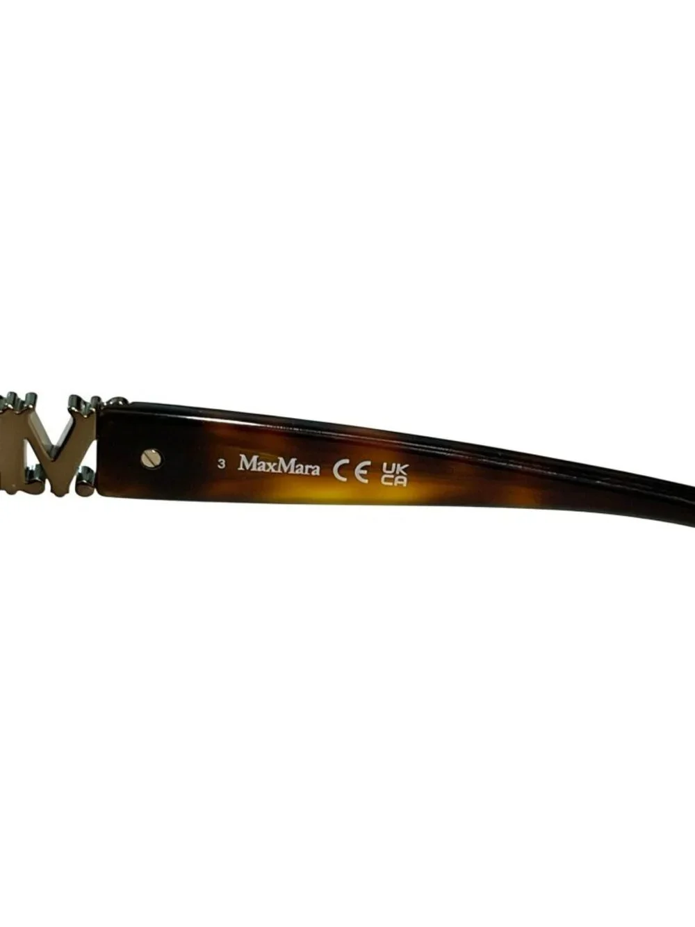 Max Mara Tortoiseshell Cat Eye Sunglasses MM0057 52E With Case & Cloth New